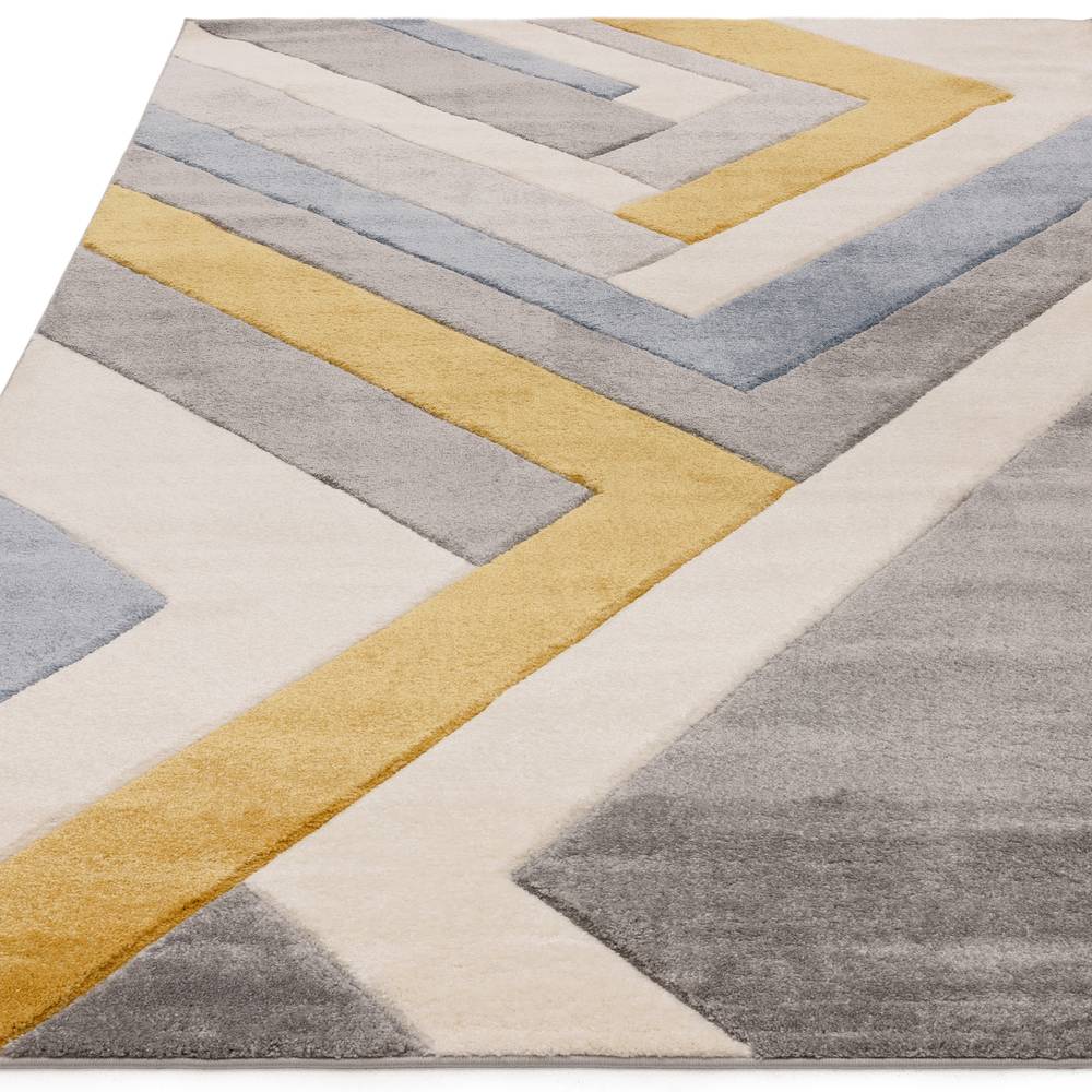 Sketch 200x290cm SK09 Linear Grey Multi Rug