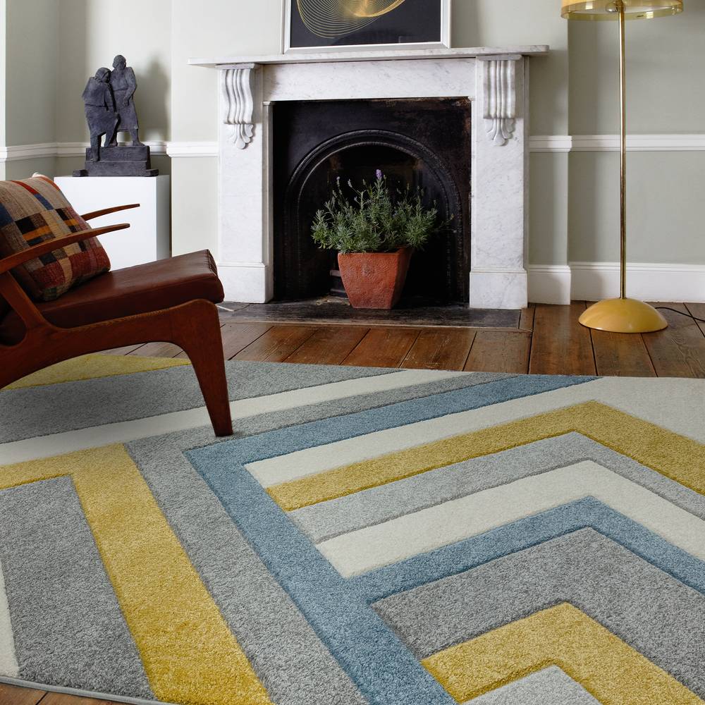 Sketch 200x290cm SK09 Linear Grey Multi Rug