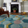Sketch 200x290cm SK10 Hexagon Multi Rug