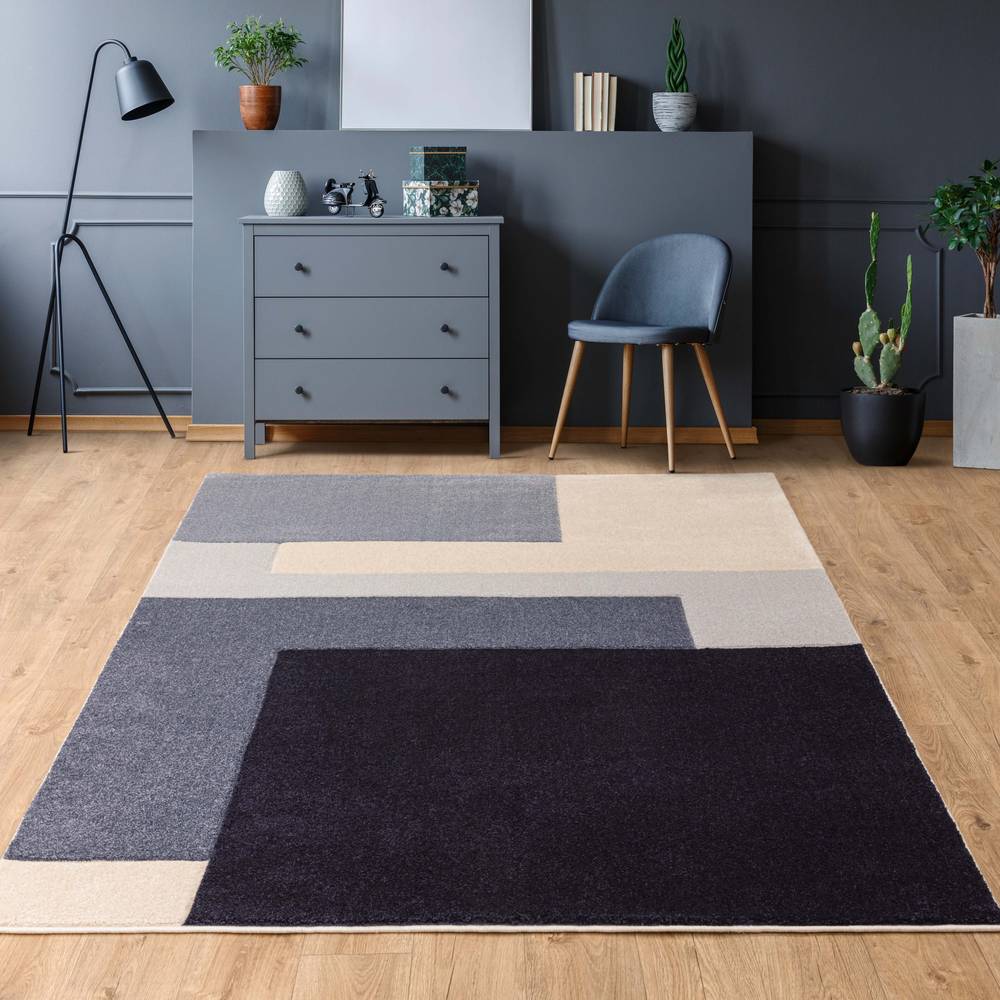 Sketch 200x290cm SK13 Blocks Blue Rug