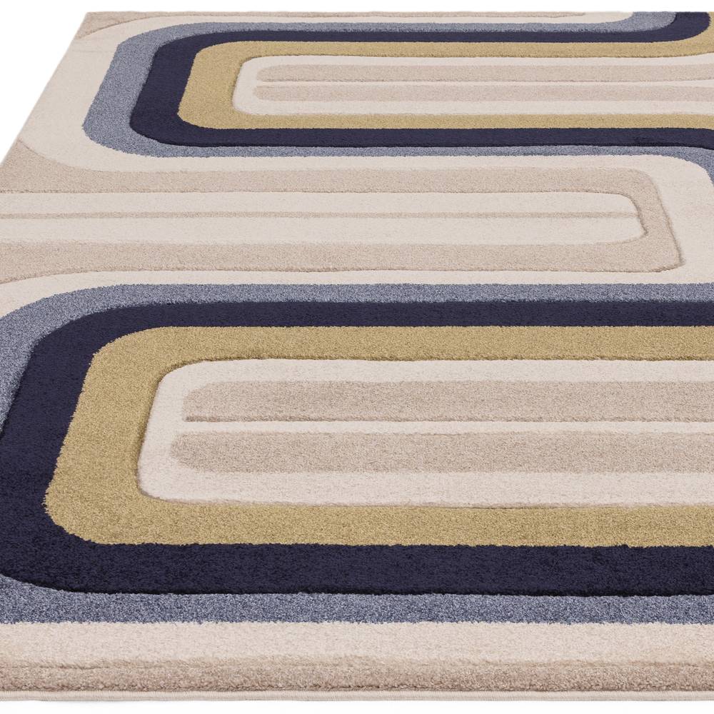 Sketch 080x150cm SK18 Contour Blue Rug