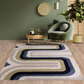 Sketch 160x230cm SK18 Contour Blue Rug