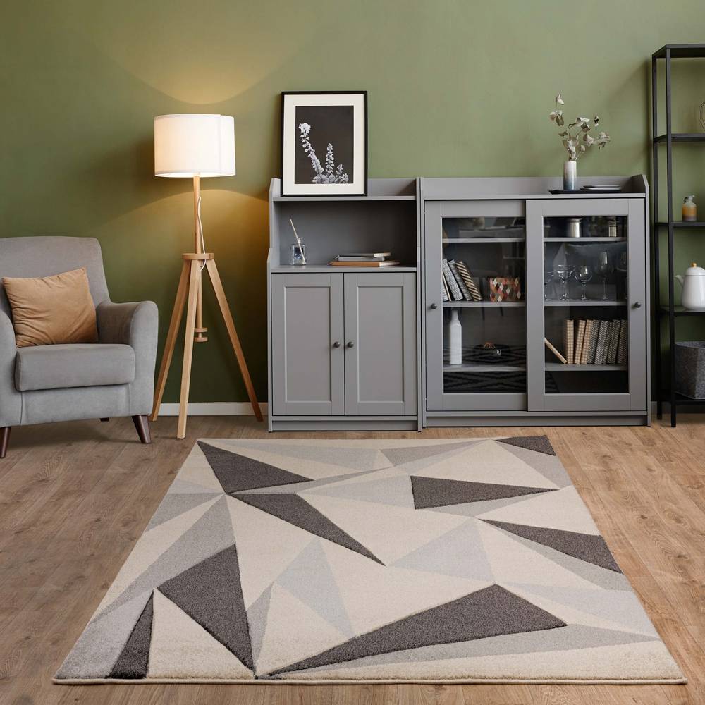 Sketch 200x290cm SK21 Kaleidoscope Grey Rug