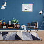 Sketch 080x150cm SK22 Segment Blue Rug