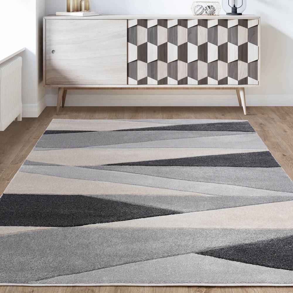 Sketch 080x150cm SK24 Segment Grey Rug