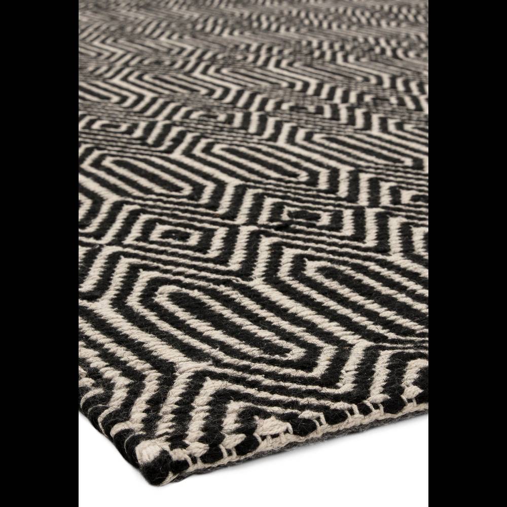 Sloan Rug 100x150cm Black Rug