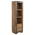 Rushden Sheesham Wood Slim Bookcase