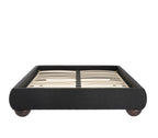 Soller Deep Charcoal Double Bed (2 Packs)