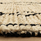Souk 160x230cm Bleach & Black Rug