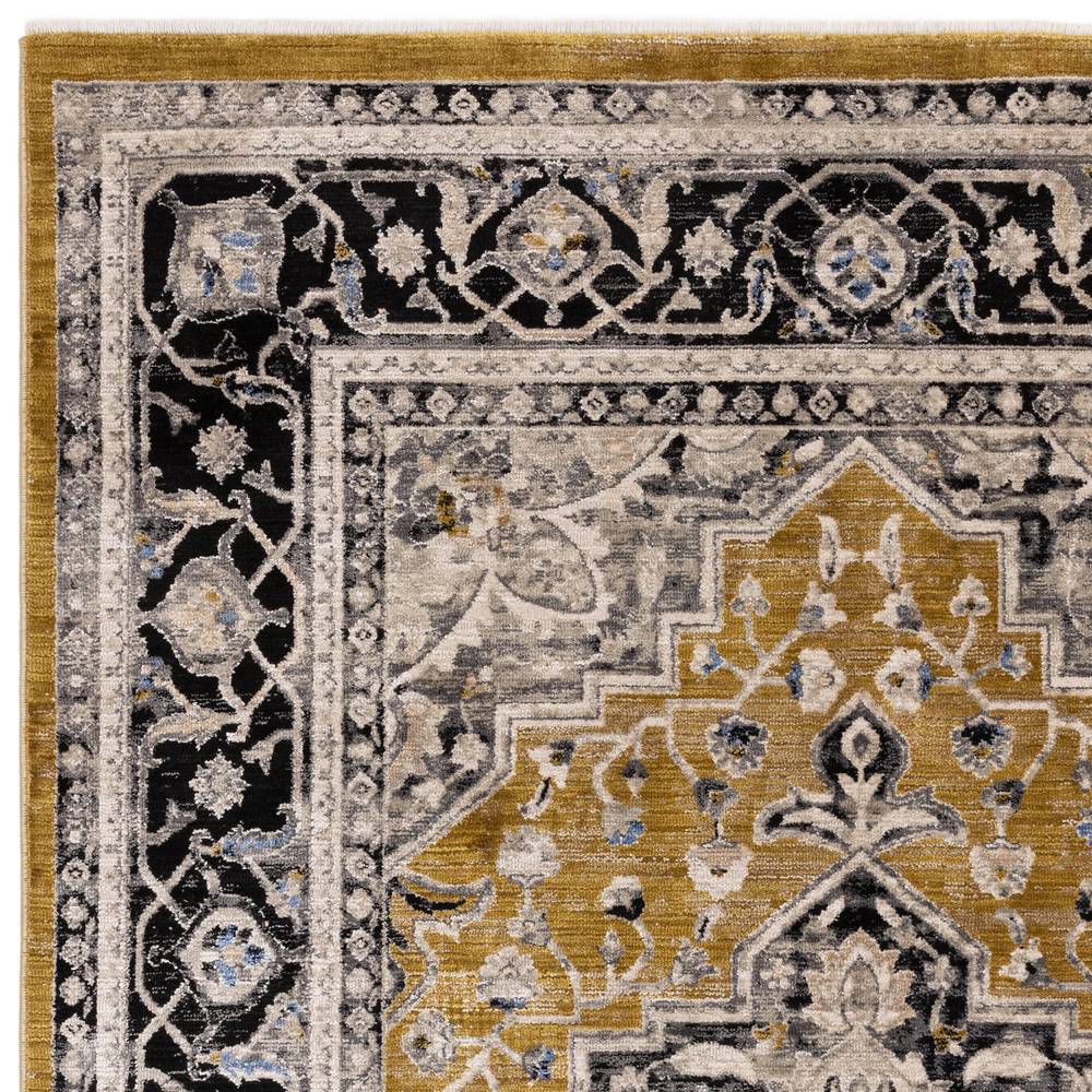 Sovereign 120x166cm Gold Medallion Rug