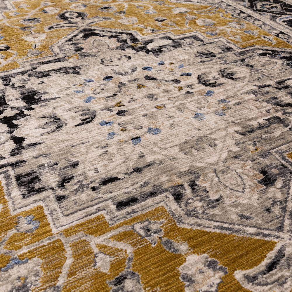 Sovereign 120x166cm Gold Medallion Rug