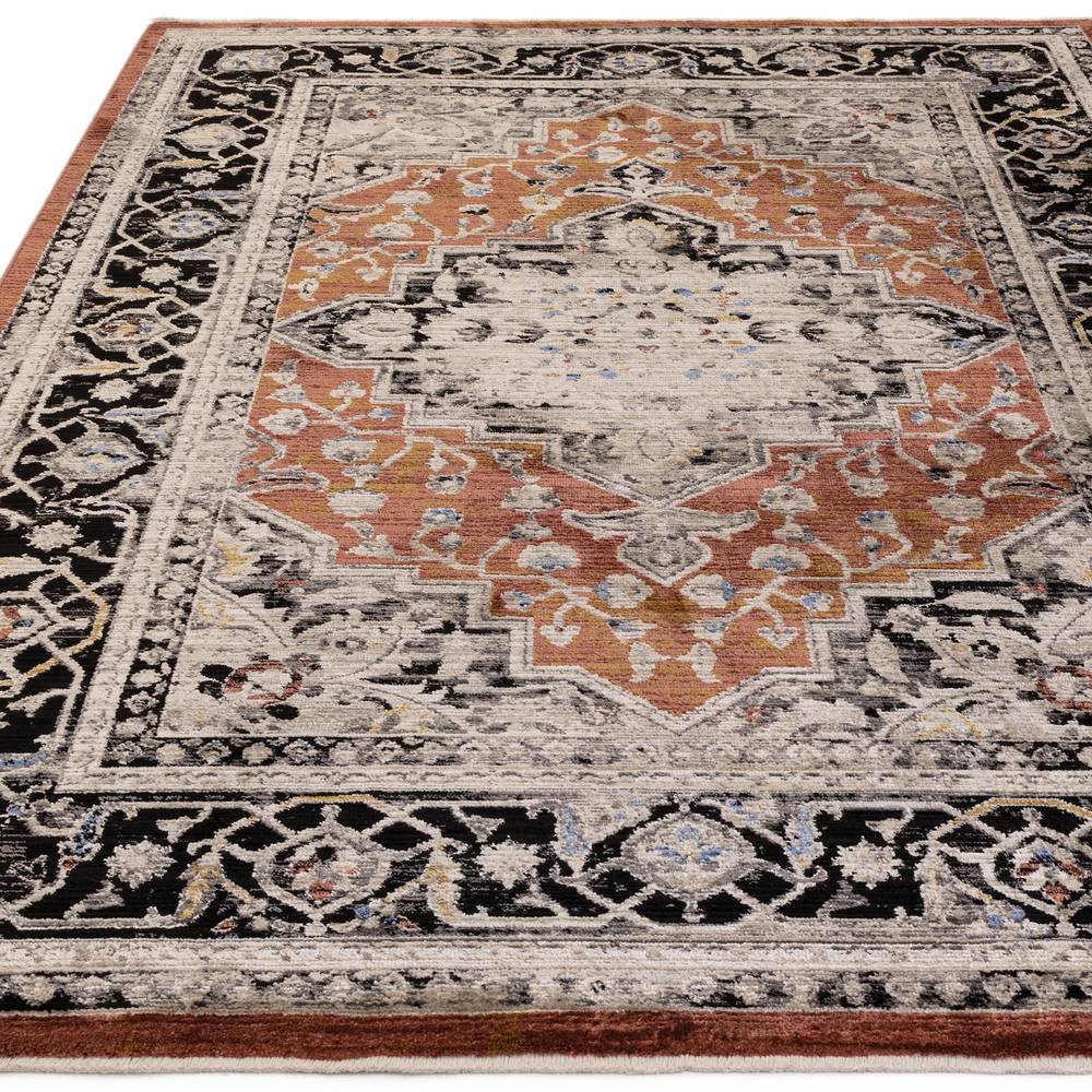 Sovereign 120x166cm Terracotta Medallion Rug
