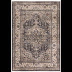 Sovereign 200x290cm Charcoal Medallion Rug