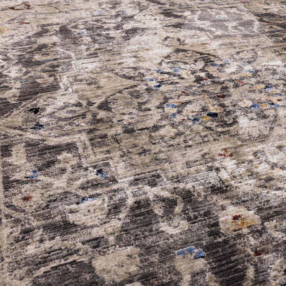 Sovereign 200x290cm Charcoal Medallion Rug