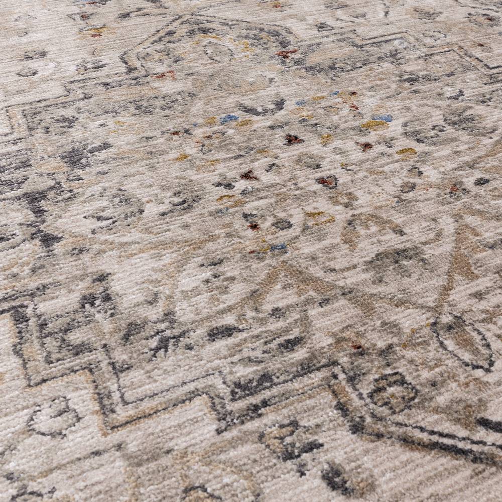 Sovereign 160x240cm Ash Medallion Rug