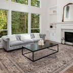 Sovereign 200x290cm Ash Medallion Rug