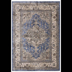 Sovereign 200x290cm Blue Medallion Rug