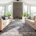 Sovereign 120x166cm Blue Medallion Rug