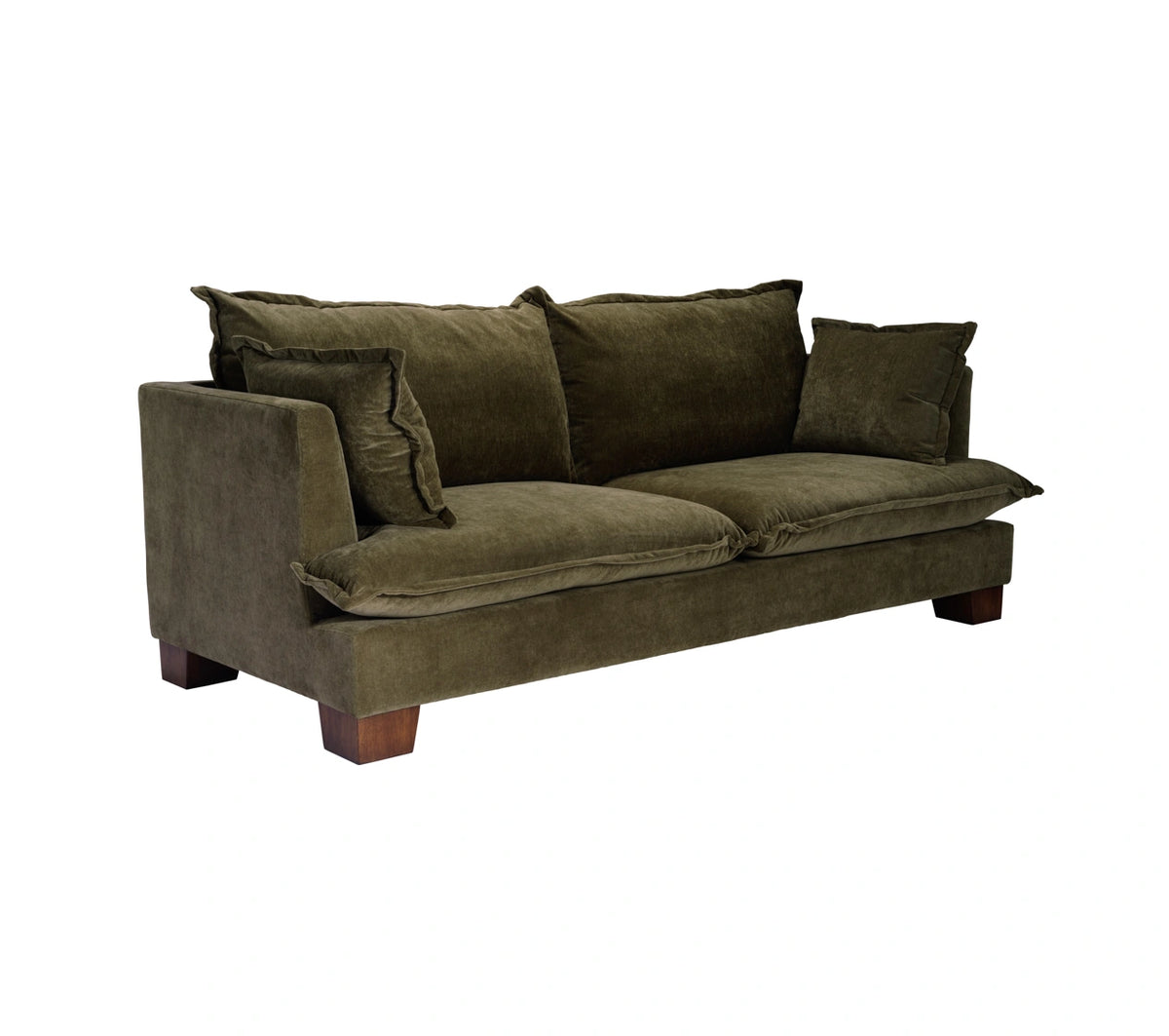 Suffolk Olive 3 Seater Sofa, supplier view 2