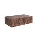 Sur Brown Emperador Coffee Table