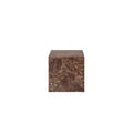 Sur Brown Emperador Side Table