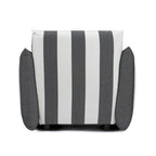 Sycamore Black And White Thick Stripe Chair