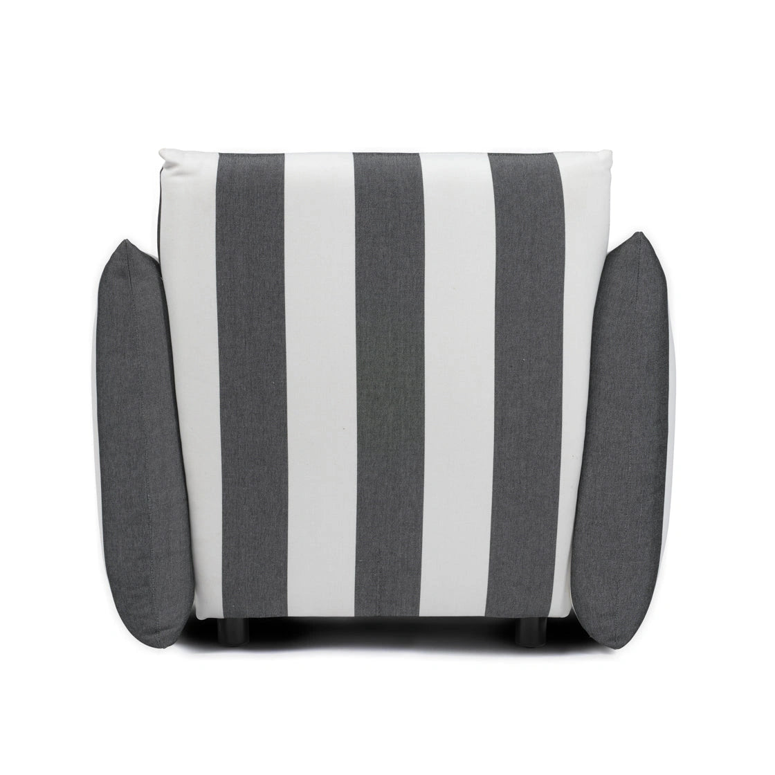 Sycamore Black And White Thick Stripe Chair