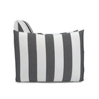 Sycamore Black And White Thick Stripe Chair