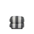 Sycamore Black And White Thick Stripe Pouffe