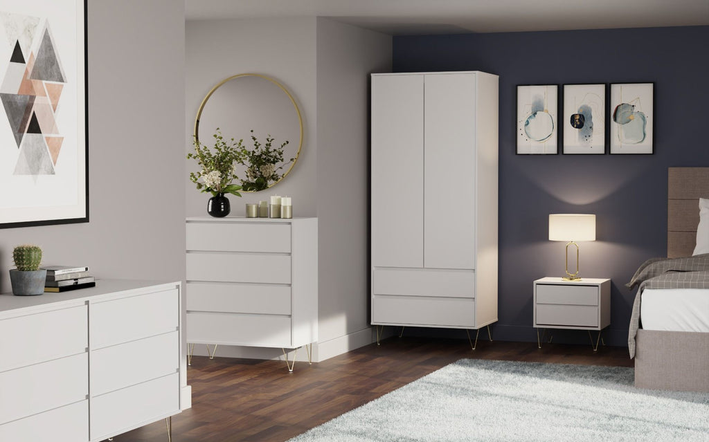 Manco 2 Door 2 Drawer Wardrobe