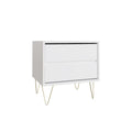Monaco 2 Drawer Bedside Cabinet