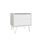 Monaco 2 Drawer Bedside Cabinet