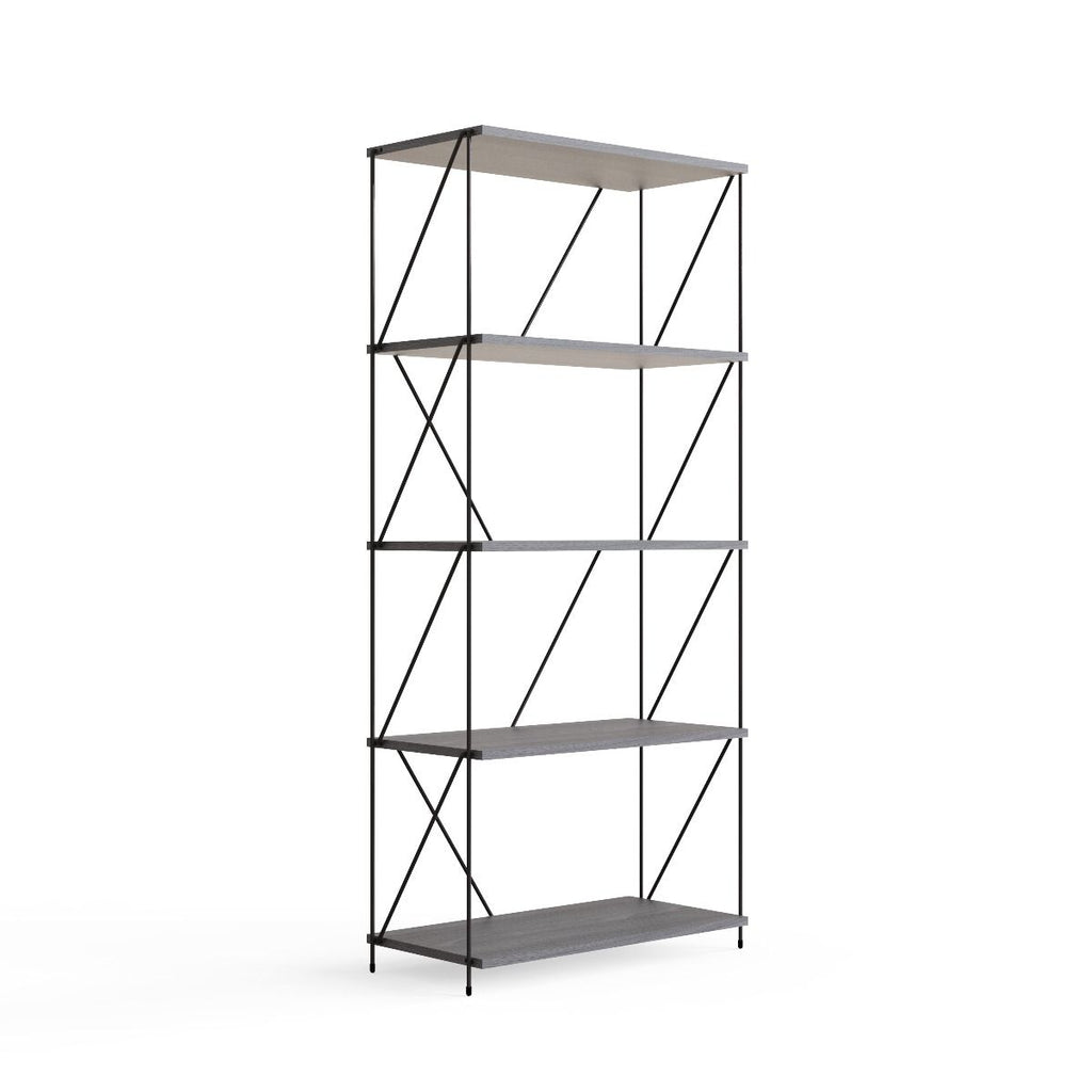 Leyo 5 Tier Storage Rack Grey