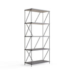 Leyo 5 Tier Storage Rack Grey