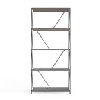 Leyo 5 Tier Storage Rack Grey