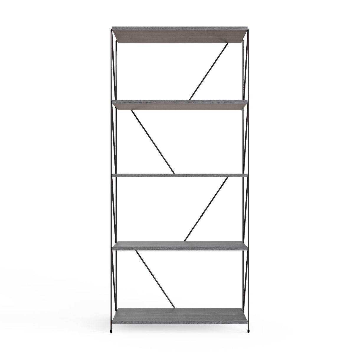 Leyo 5 Tier Storage Rack Grey