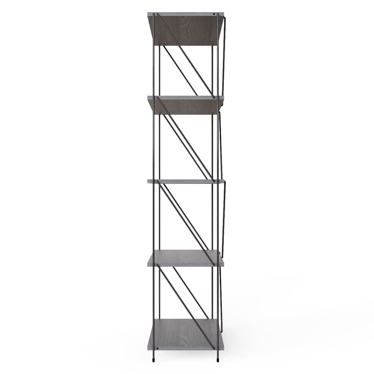 Leyo 5 Tier Storage Rack Grey