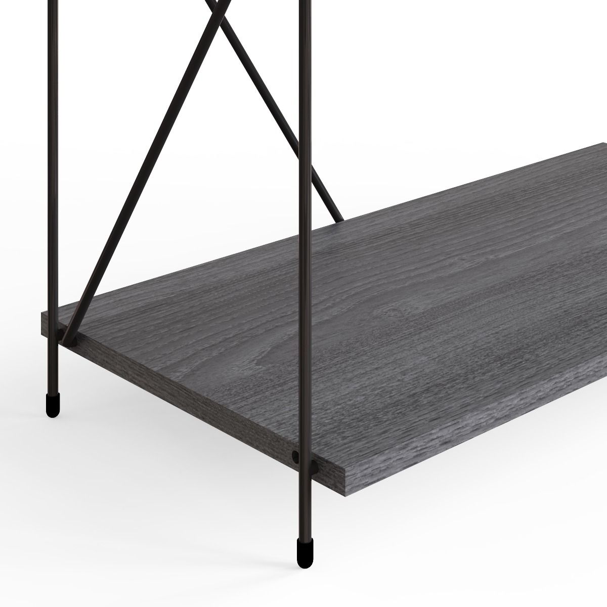 Leyo 5 Tier Storage Rack Grey