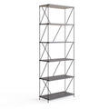 Leyo 6 Tier Storage Rack Grey