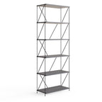 Leyo 6 Tier Storage Rack Grey