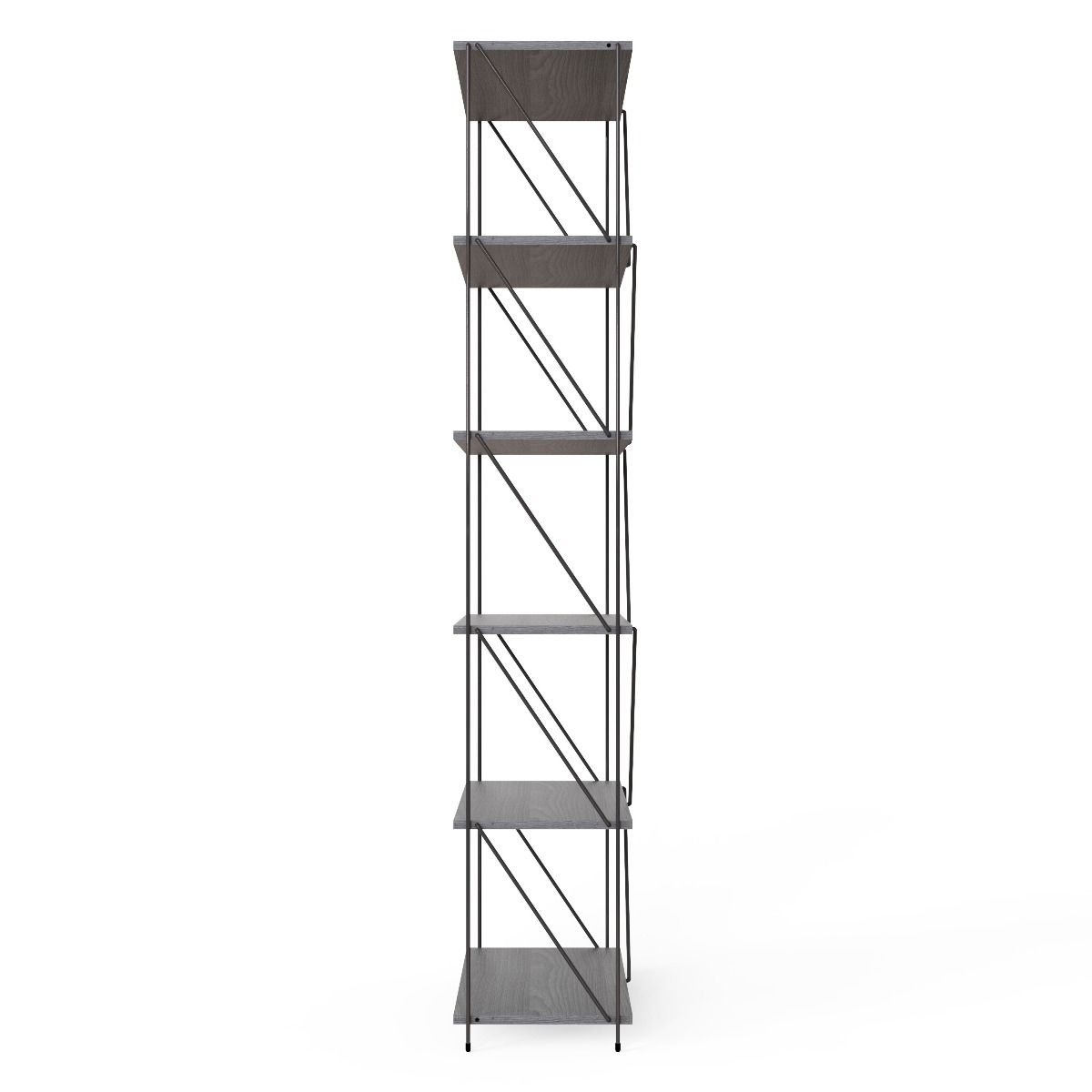 Leyo 6 Tier Storage Rack Grey