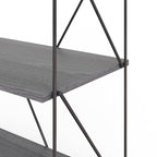 Leyo 6 Tier Storage Rack Grey