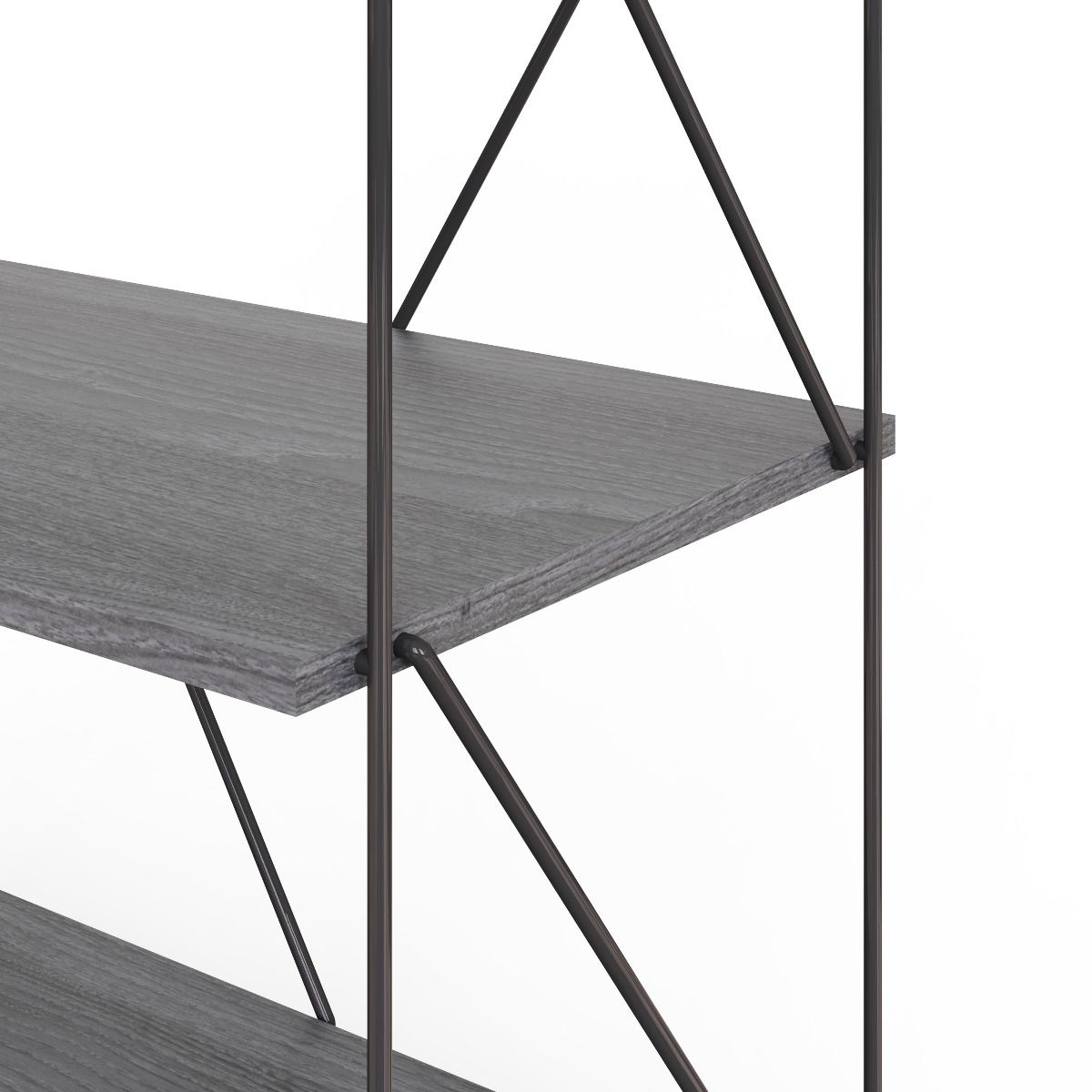 Leyo 5 Tier Storage Rack Grey