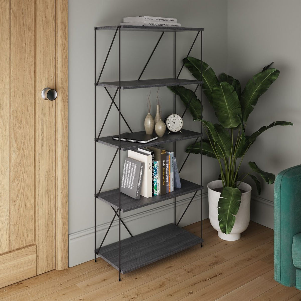 Leyo 5 Tier Storage Rack Grey