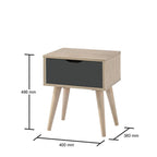 Alford 1 Drawer Lamp Table