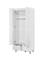 Pulford 2 Door Wardrobe with 2 Drawers