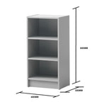 Essentials Small Narrow Bookcase