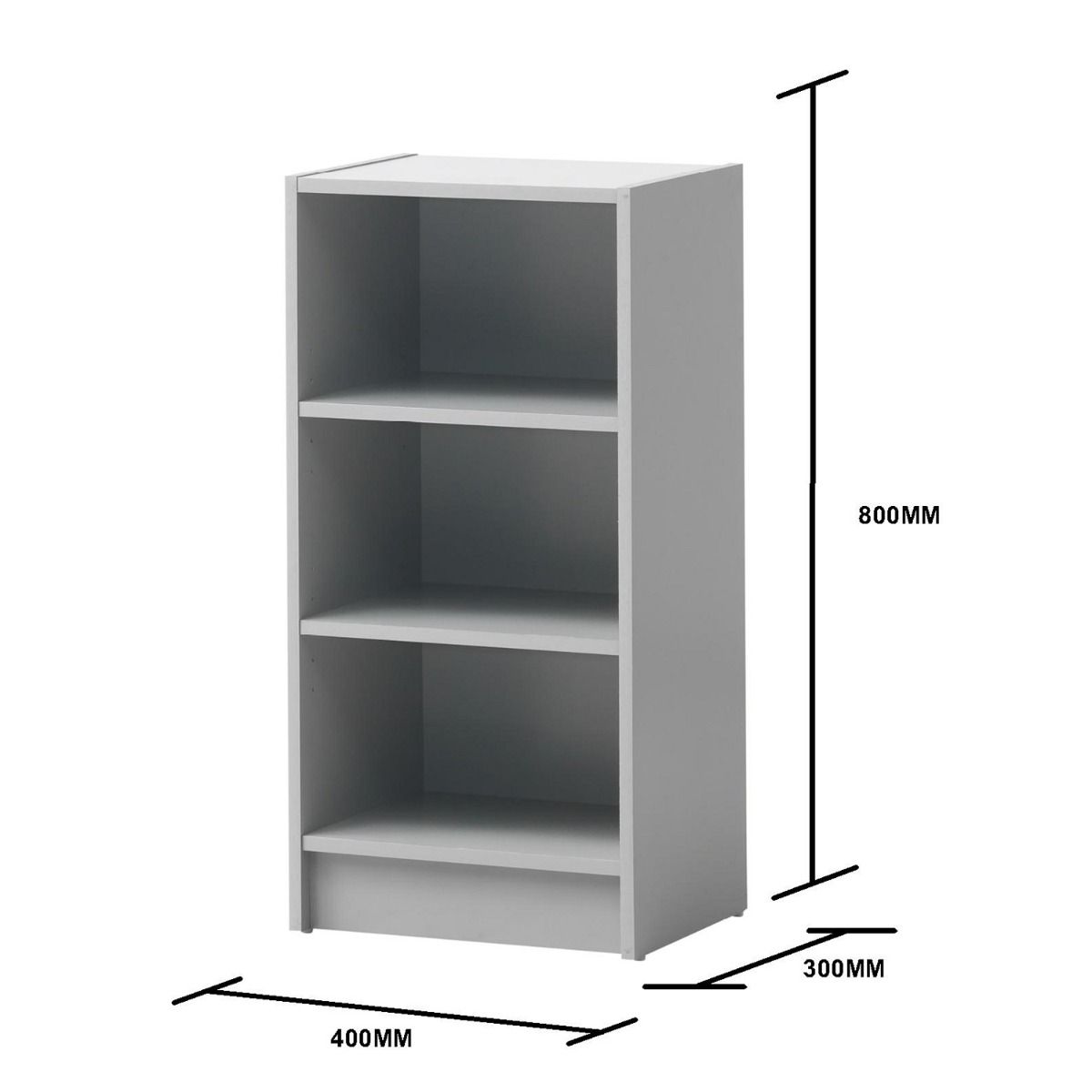 Essentials Small Narrow Bookcase