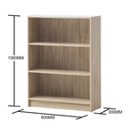 Essentials Low Wide Bookcase