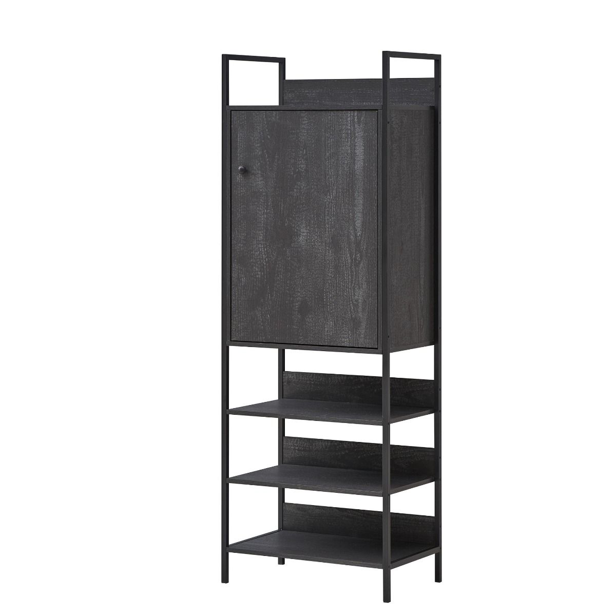 Zahar Storage Cabinet with 1 Door & 3 Shelves
